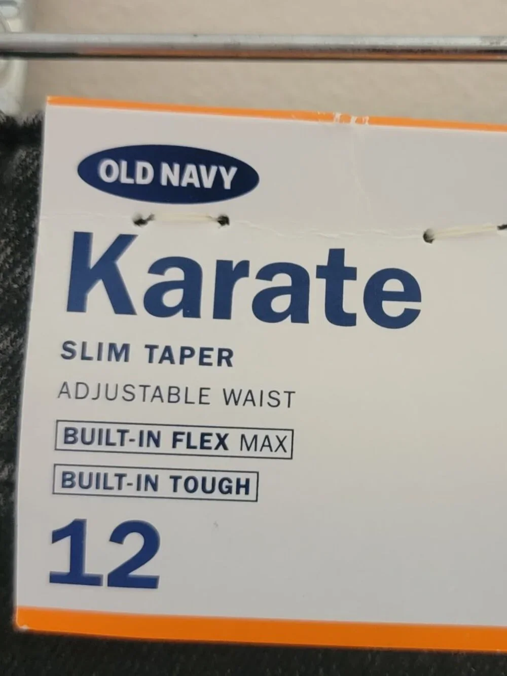 NEW OLD NAVY Karate Slim Taper Built-In Flex Jeans Boys 12 Slim Denim